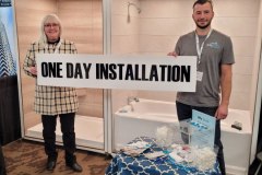 my bath solutions-CRRA trade show- ONE day installations